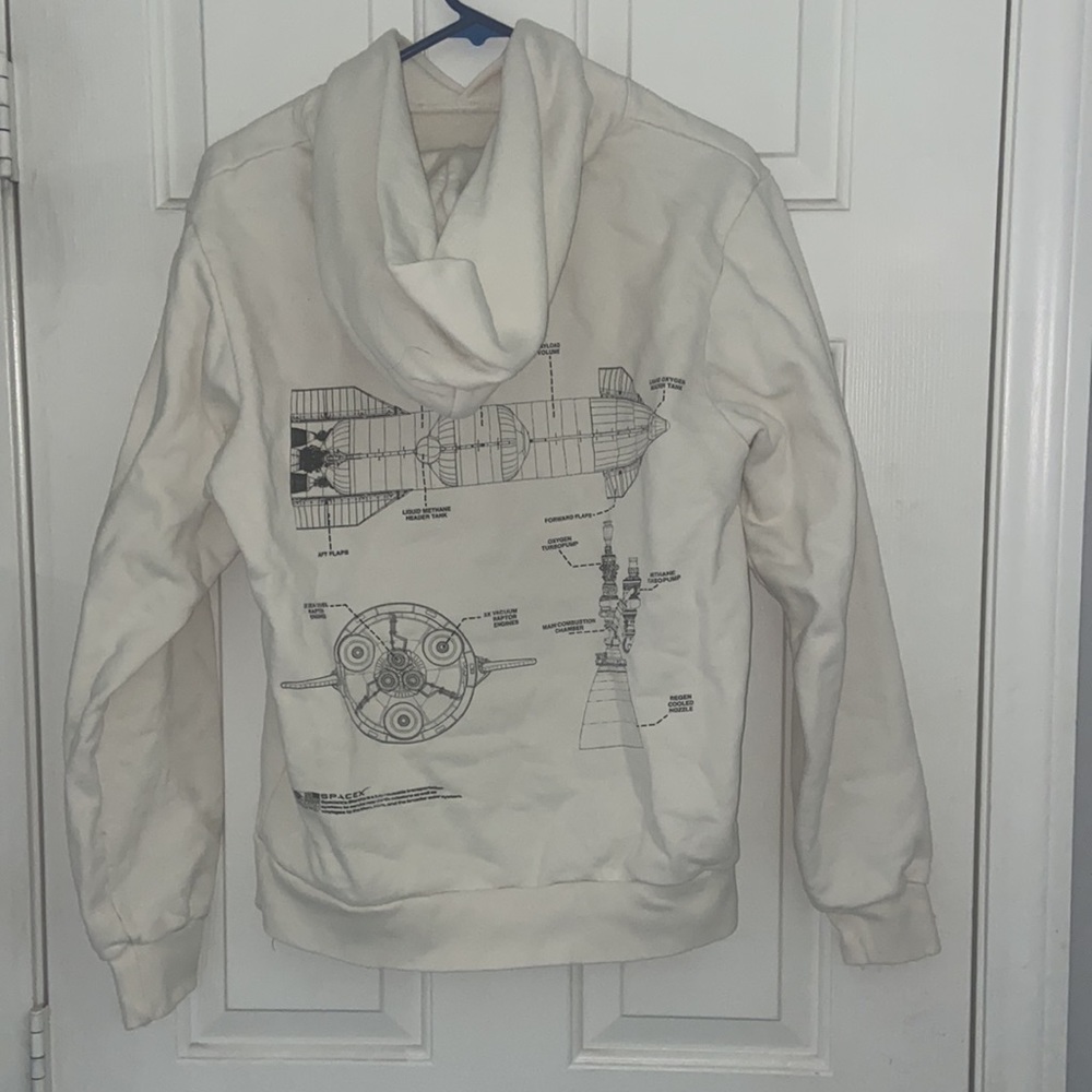 Space x sweatshirt / hoodie